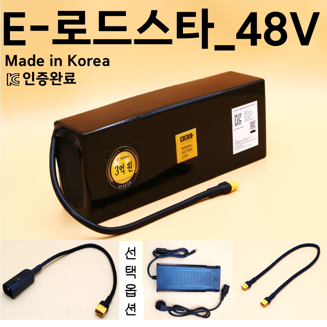 삼천리 팬텀 E-로드스타_48V 호환 배터리 세트